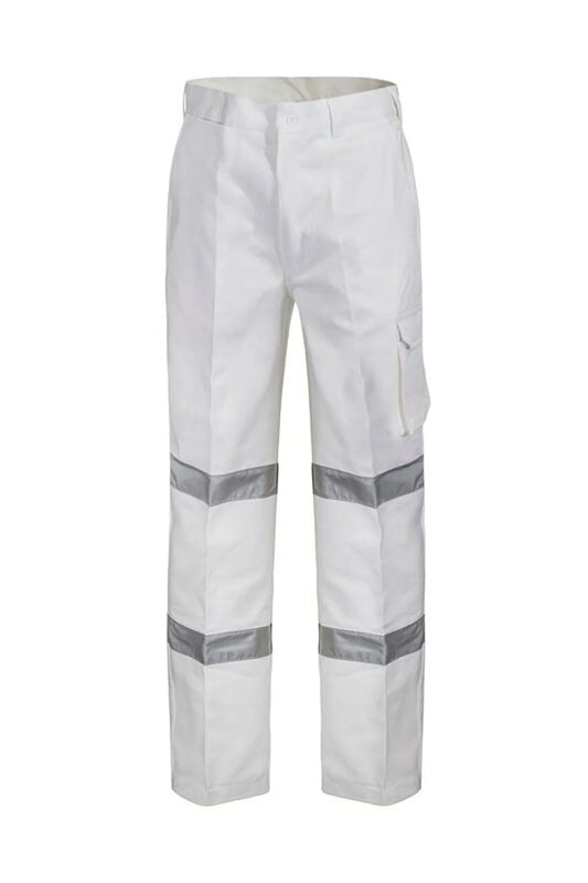 Workcraft Night White HiVis Taped Cargo Pant