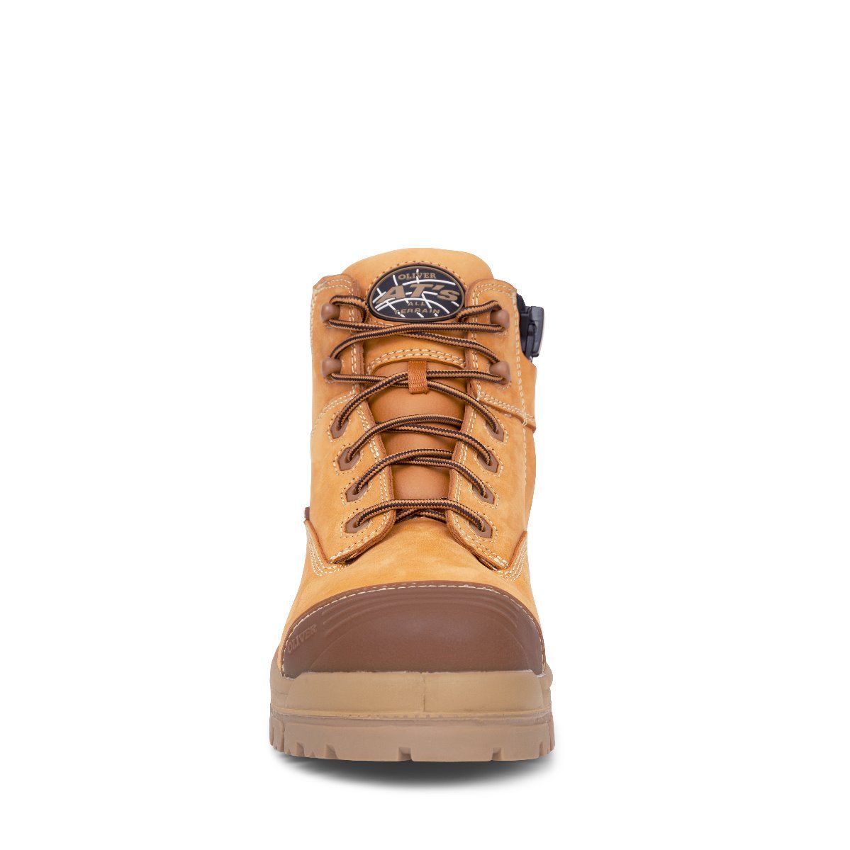 Oliver AT 45-630Z Composite Toe Zip Sided 130mm Boot - Wheat