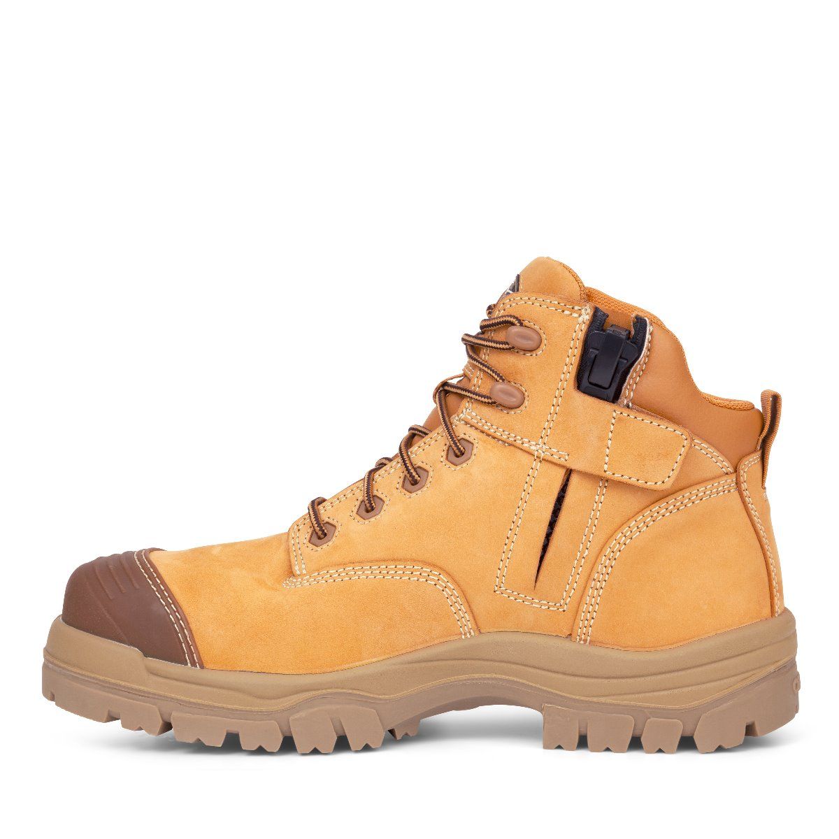 Oliver AT 45-630Z Composite Toe Zip Sided 130mm Boot - Wheat