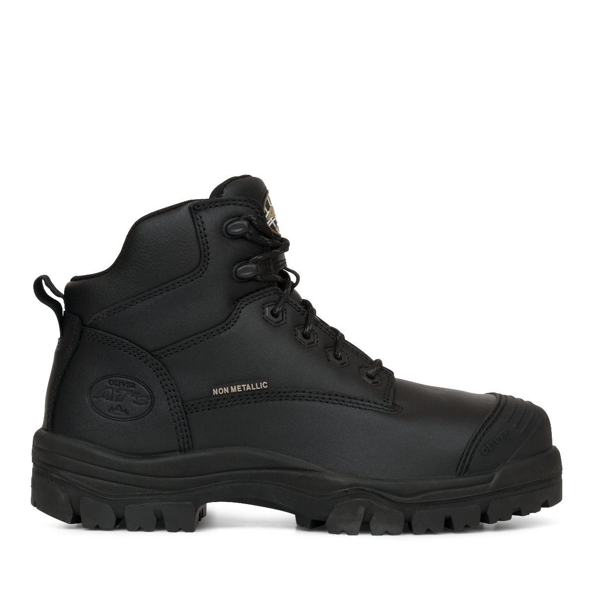 Oliver AT 45-640Z Composite Toe Zip Sided 130mm Boot - Black