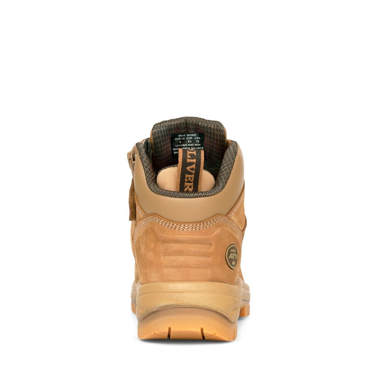 Oliver AT 55-350Z Series 130mm Zip Sided Boot - Stone