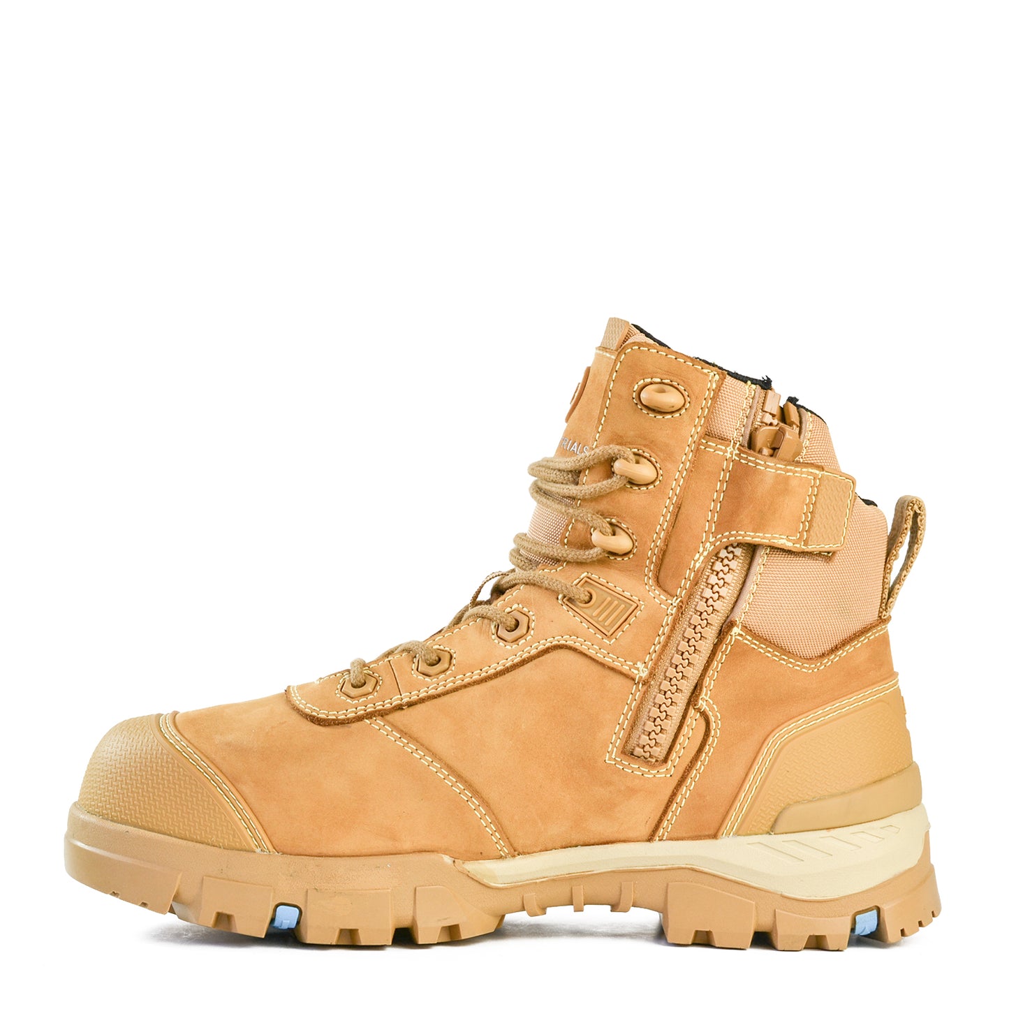 Bata Avenger Zip Sided Safety Boot - Wheat