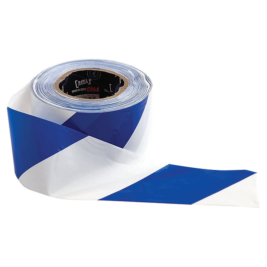 ProChoice Barricade Tape 100m x 75mm - Blue & White