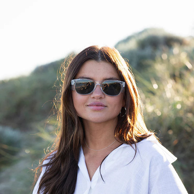 SafeStyle Classics Clear Frame Smoke Lens Safety Spec