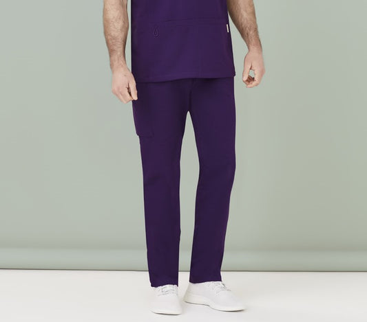 BizCare Men's Riley Straight Leg Scrub Pant