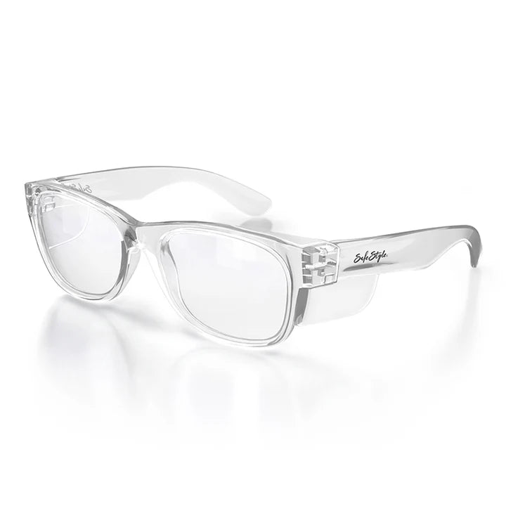 SafeStyle Classics Clear Frame Clear Lens Safety Spec