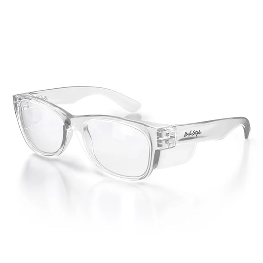 SafeStyle Classics Clear Frame Clear Lens Safety Spec