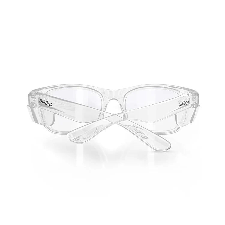 SafeStyle Classics Clear Frame Clear Lens Safety Spec