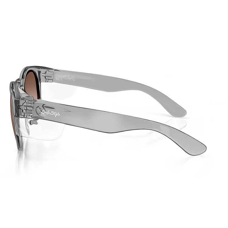 SafeStyle Cruisers Graphite Frame Brown Polarised Lens Safety Spec