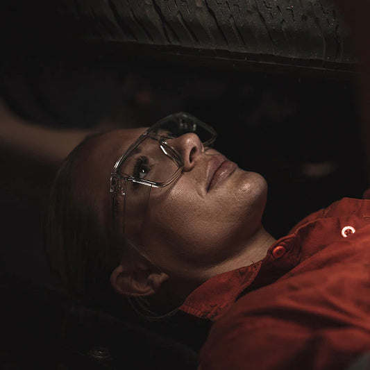 SafeStyle Primes Clear Frame Clear Lens Safety Spec