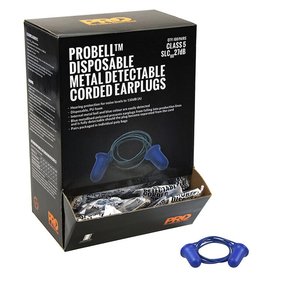 ProChoice Probell Metal Detectable Earplugs Corded