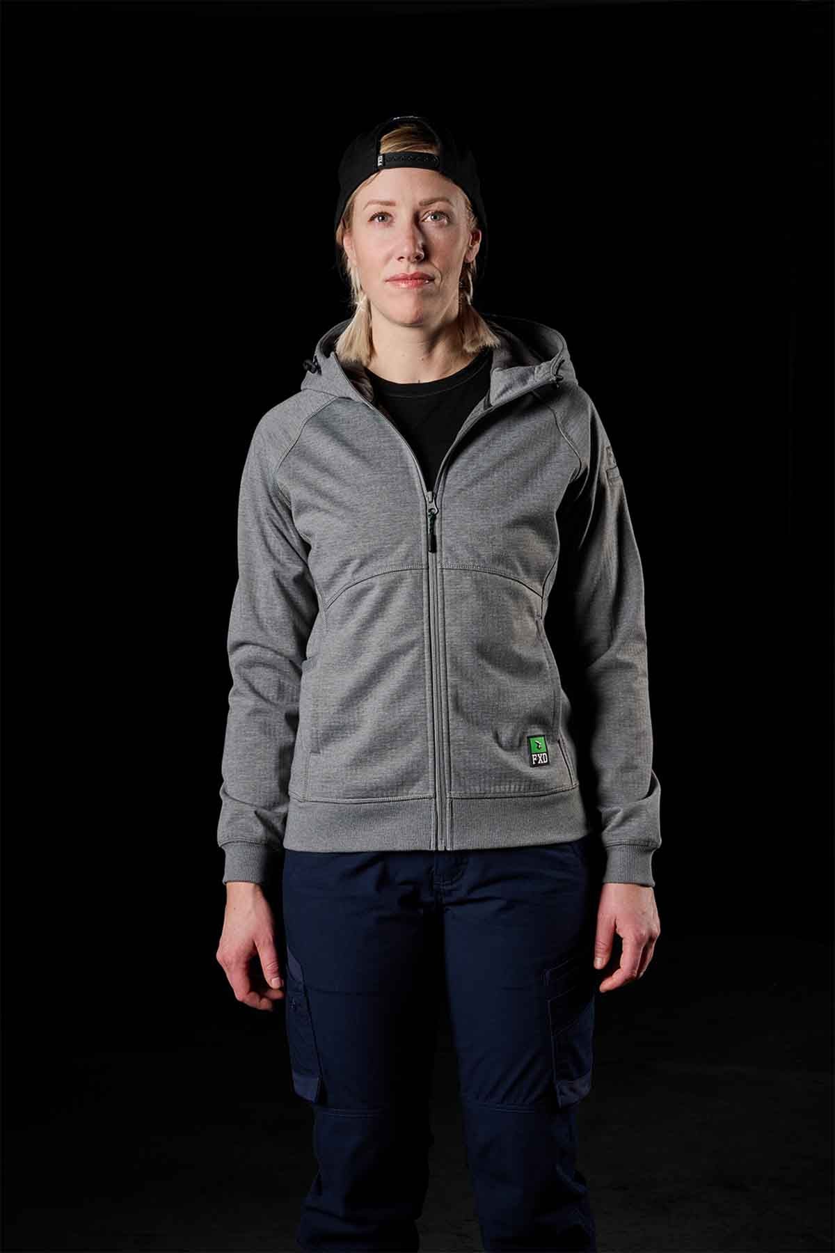 FXD WF-3W Women's Bonded Three-Layer Membrane Fleece Zip Hoodie