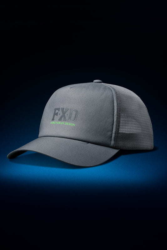 FXD CP-13 Tech Trucker Cap - Titanium