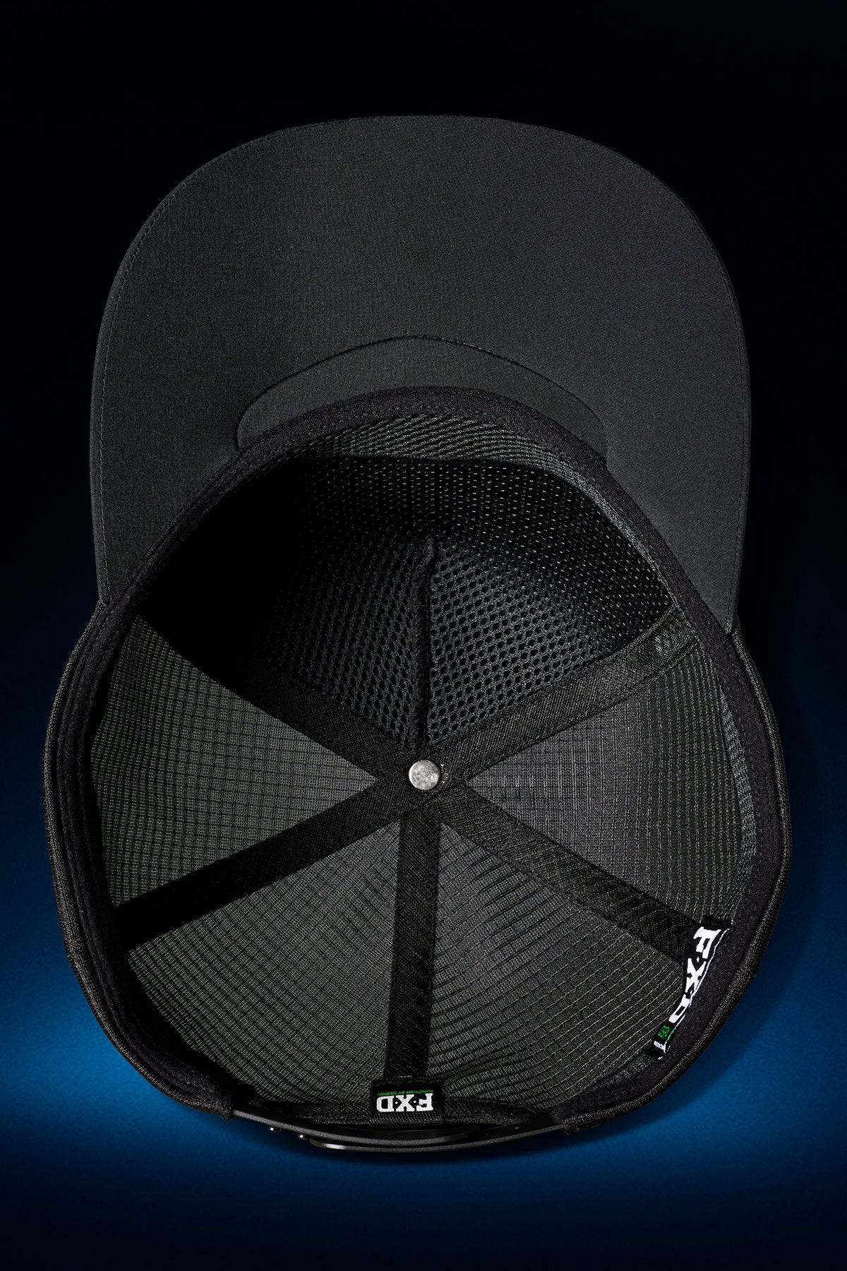 FXD CP-13 Tech Trucker Cap - Black/Small Logo