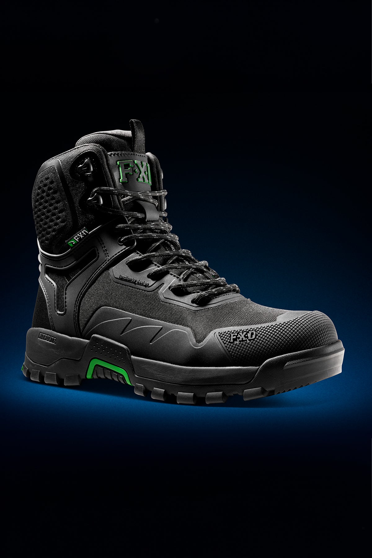 FXD WB-5 DURA900™ Nitrolite™ High Cut Zip Sided Work Boots