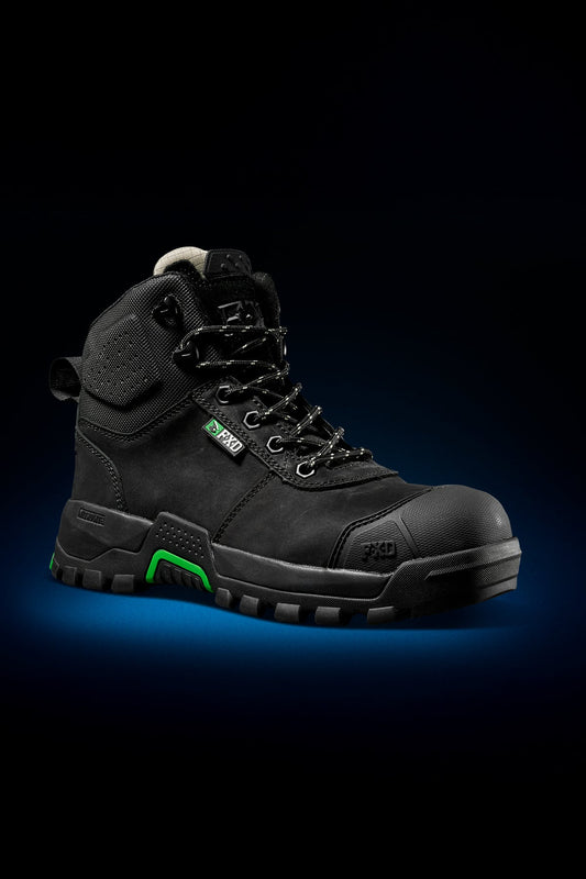 FXD WB-2W Women's Nitrolite™ Zip Sided Work Boots - Black