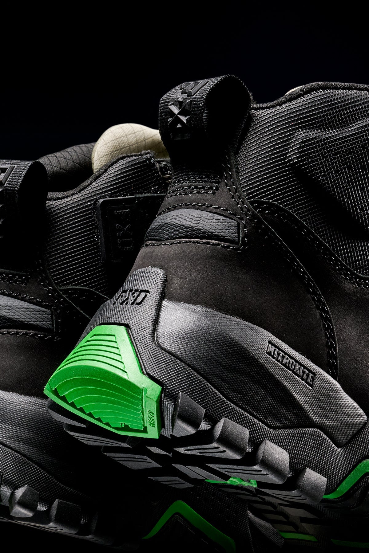 FXD WB-2W Women's Nitrolite™ Zip Sided Work Boots - Black