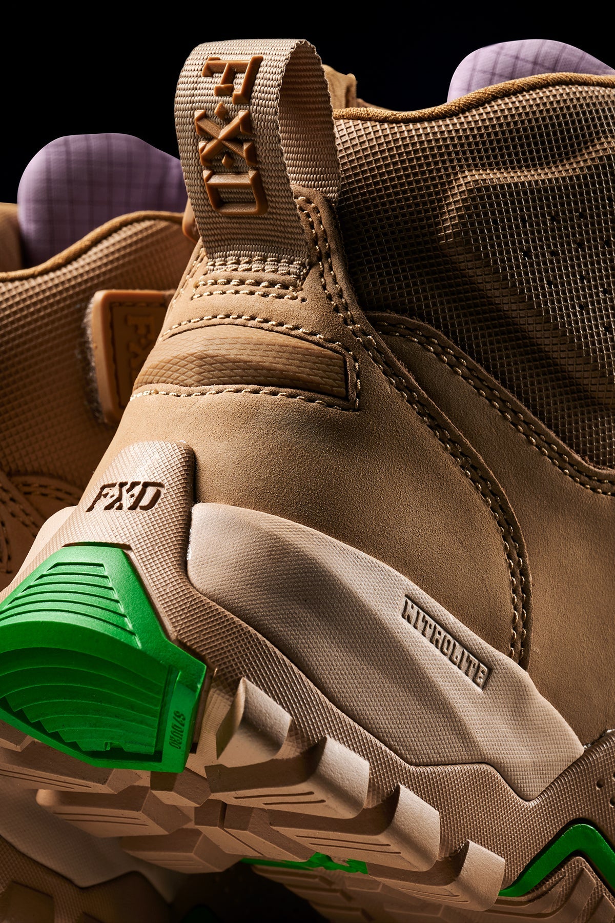 FXD WB-2W Women's Nitrolite™ Zip Sided Work Boots - Clay