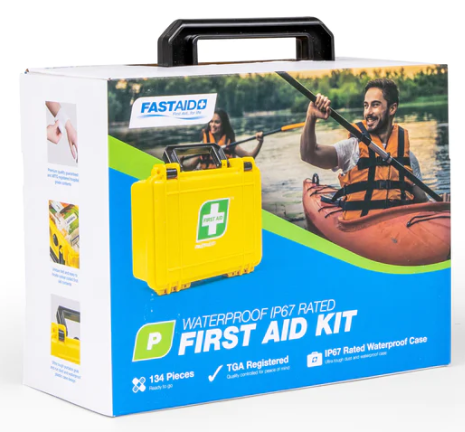 FastAid Essentials IP67 Waterproof First Aid Kit