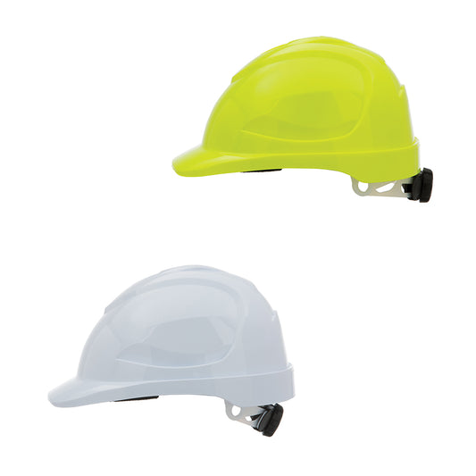 ProChoice V9 Unvented Polycarbonate Type 2 Hard Hat with Ratchet Harness