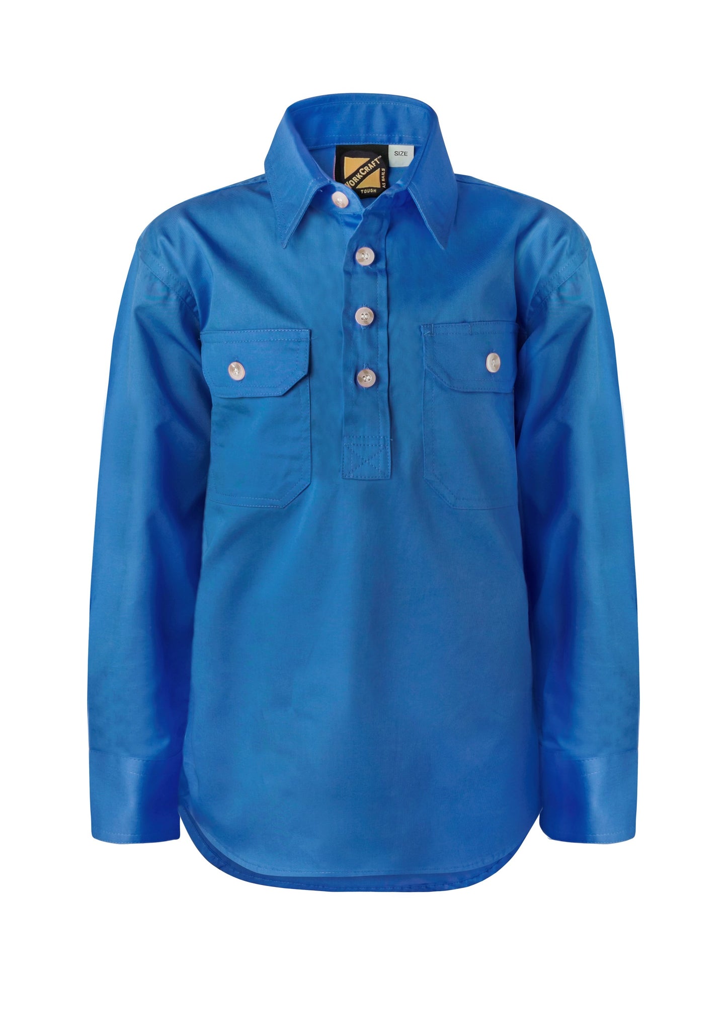 Workcraft Kids Closed Front Cotton Shirt