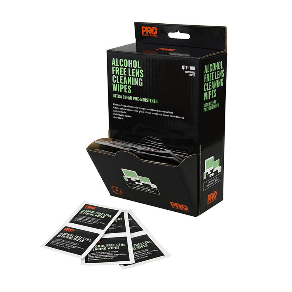 ProChoice Lens Cleaning Wipe - Alcohol Free 100 Pack