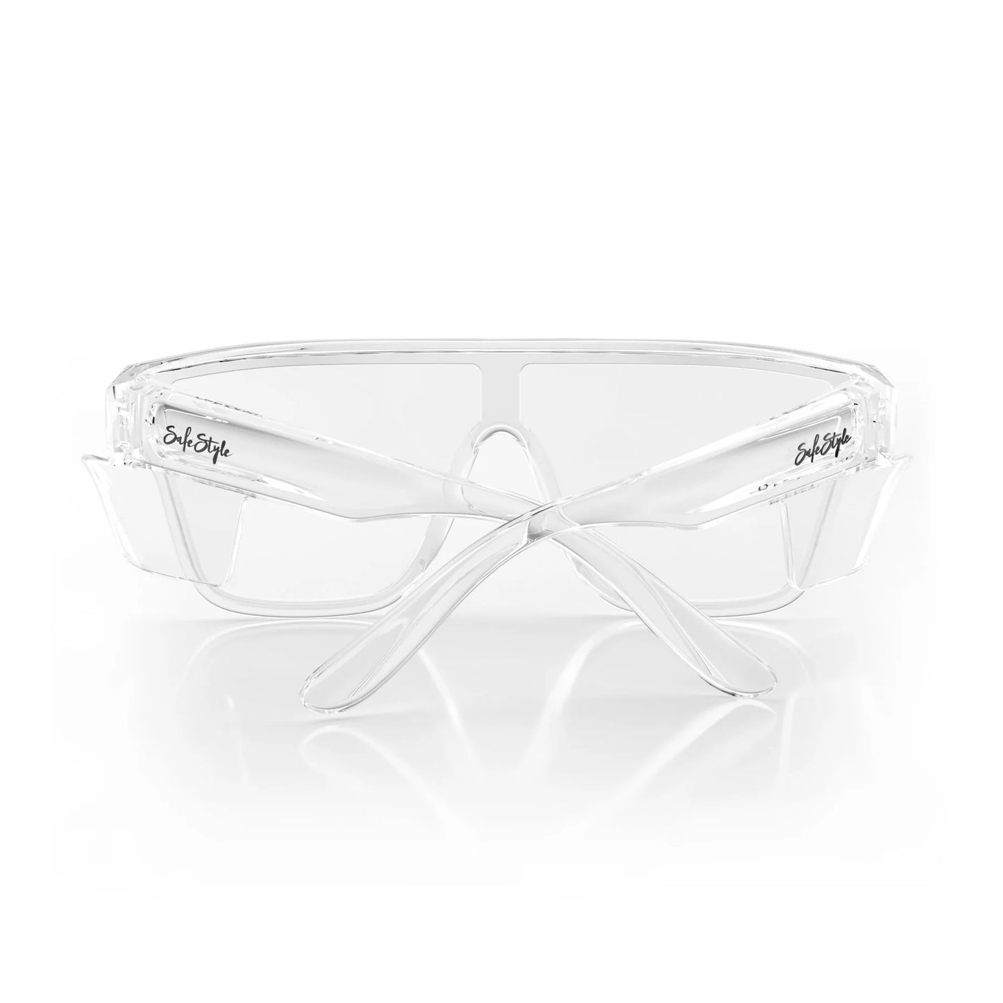 SafeStyle Primes Clear Frame Clear Lens Safety Spec
