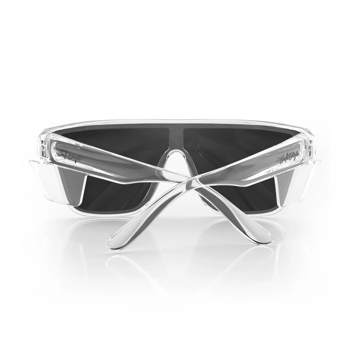 SafeStyle Primes Clear Frame Tinted Lens Safety Spec
