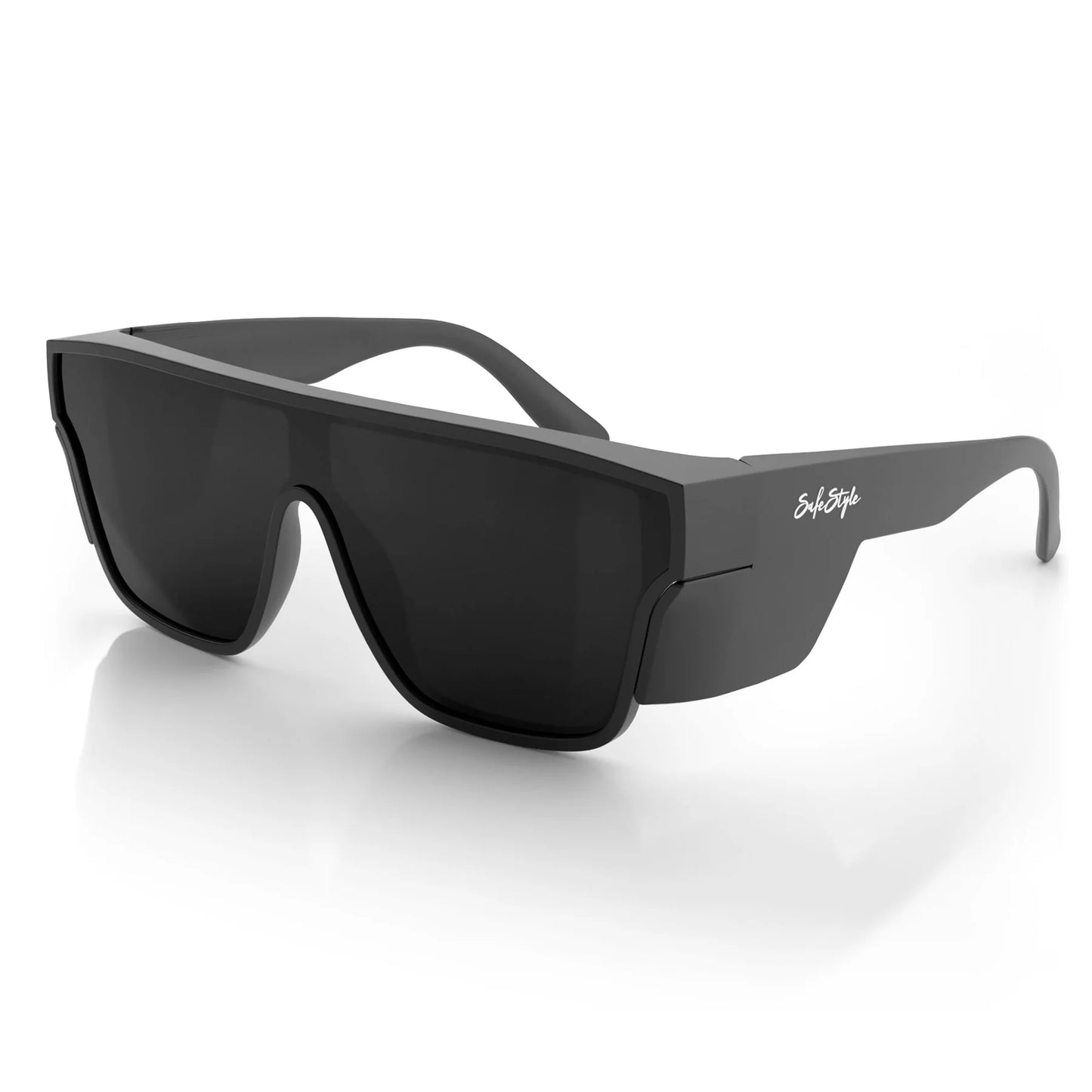 SafeStyle Primes Matt Black Frame Polarised Lens Safety Spec