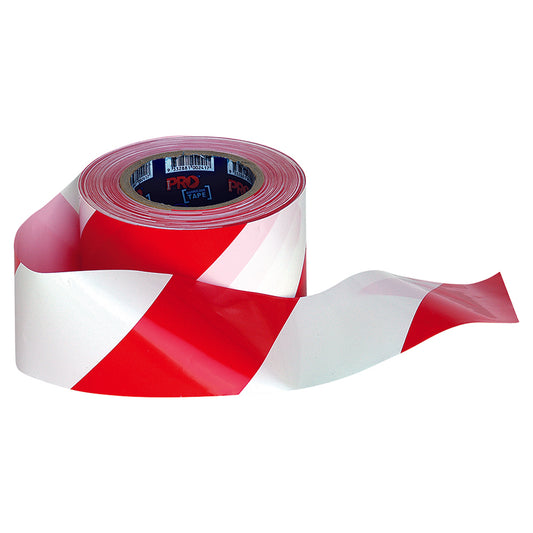 ProChoice Barricade Tape 100m x 75mm - Red & White