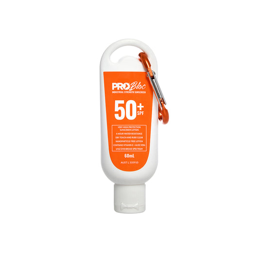 ProChoice PROBLOC SPF 50 + Sunscreen Squeeze Bottle with Carabiner