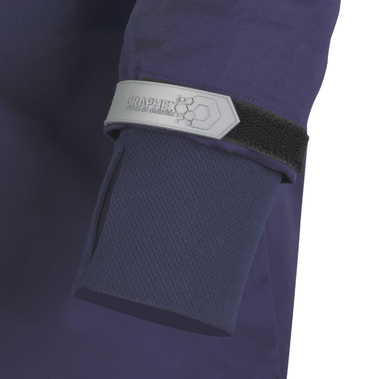 TruBrands Lightweight Vented Taped Hi-Vis Drill Shirt with Graphex® Cut Resistant Sleeve