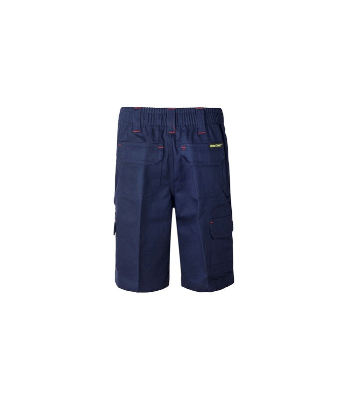 Workcraft Kids Cotton Drill Cargo Shorts