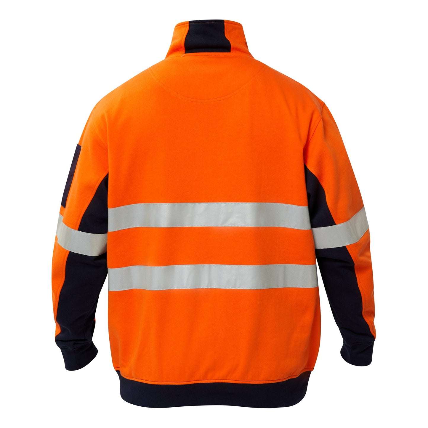 Workcraft HiVis Taped Cotton 1/4 Zip Jumper