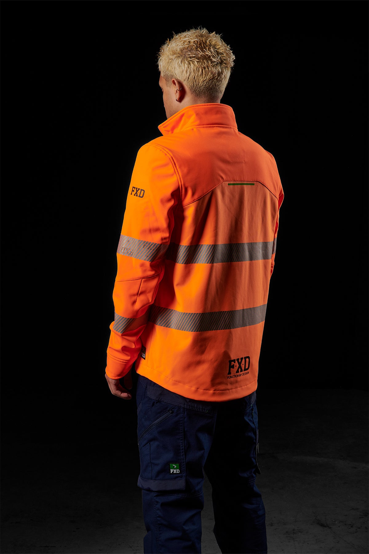 FXD WO-3T HiVis Taped Soft Shell Work Jacket