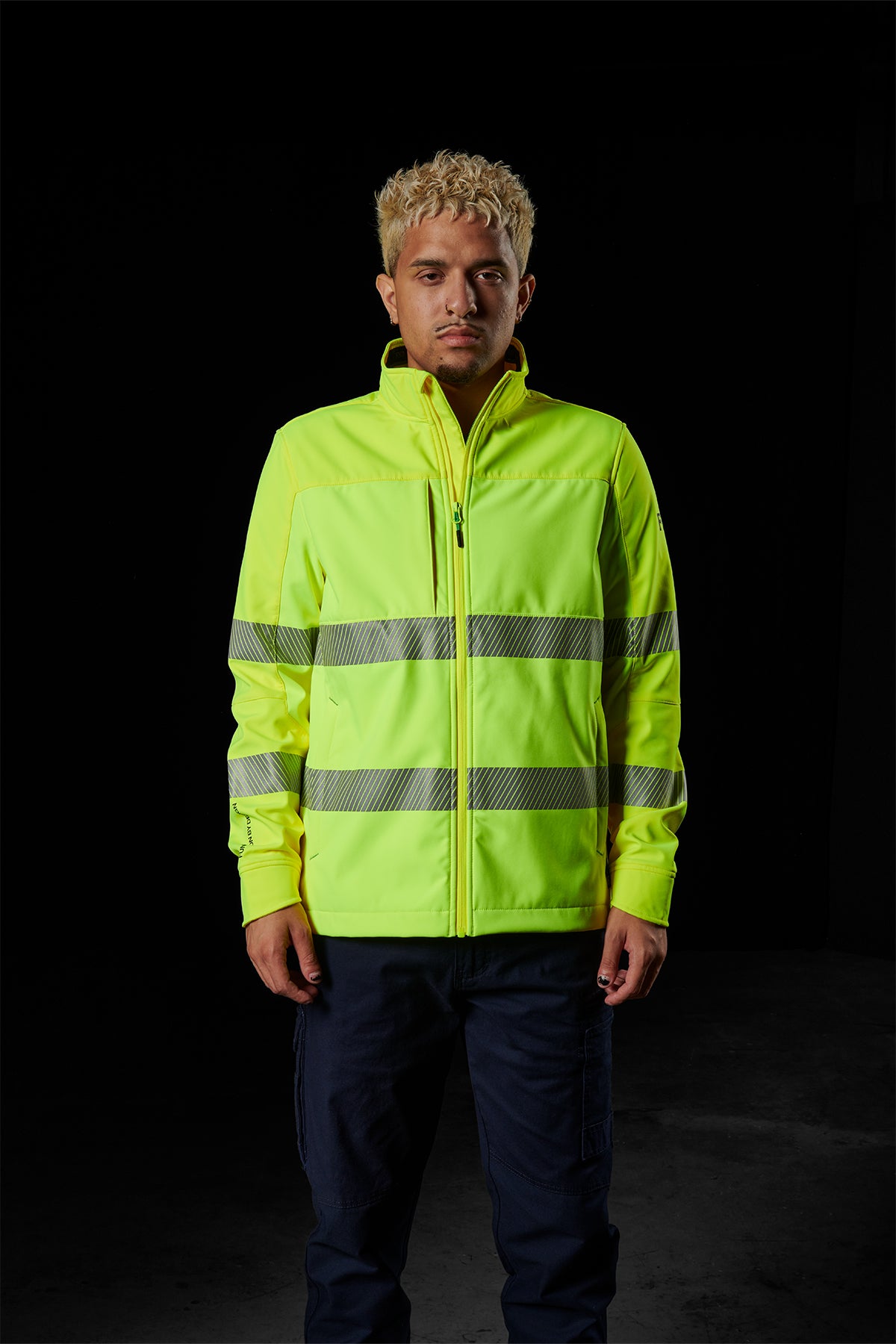 FXD WO-3T HiVis Taped Soft Shell Work Jacket