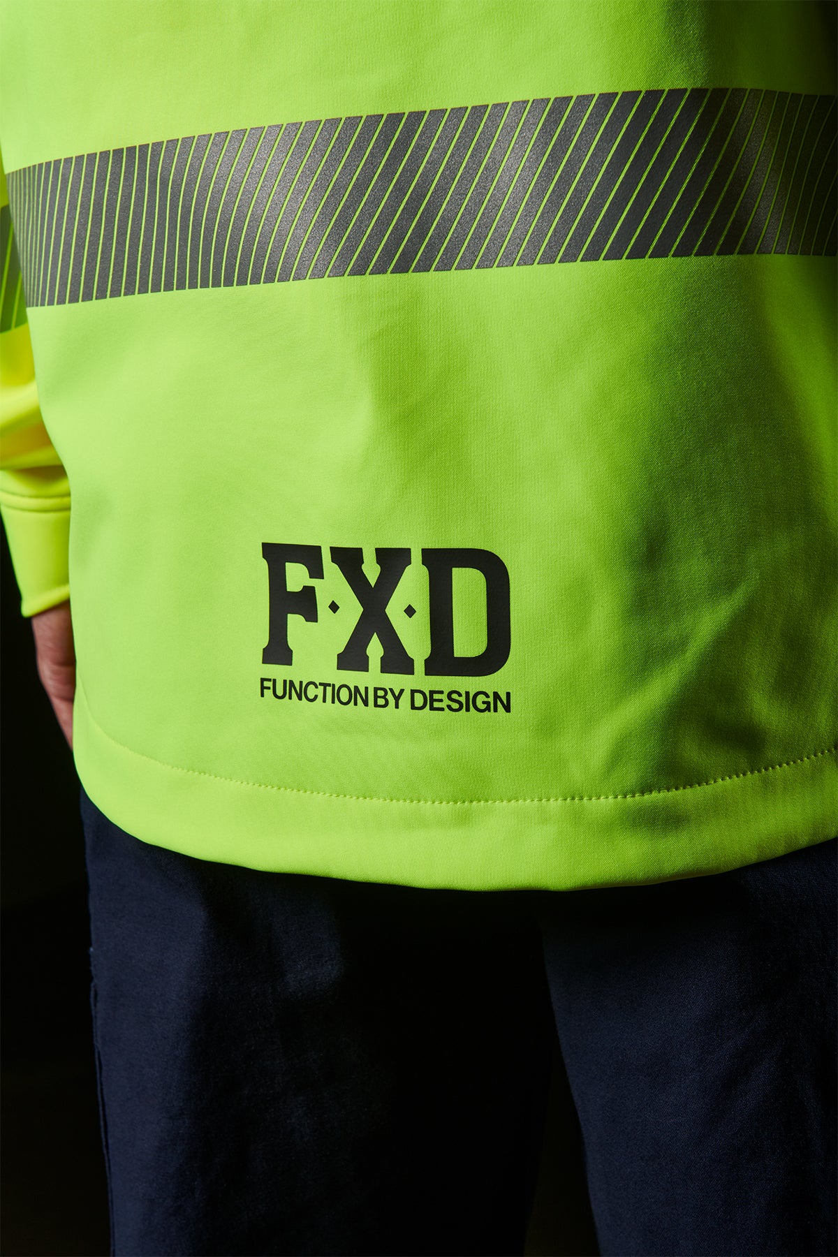FXD WO-3T HiVis Taped Soft Shell Work Jacket