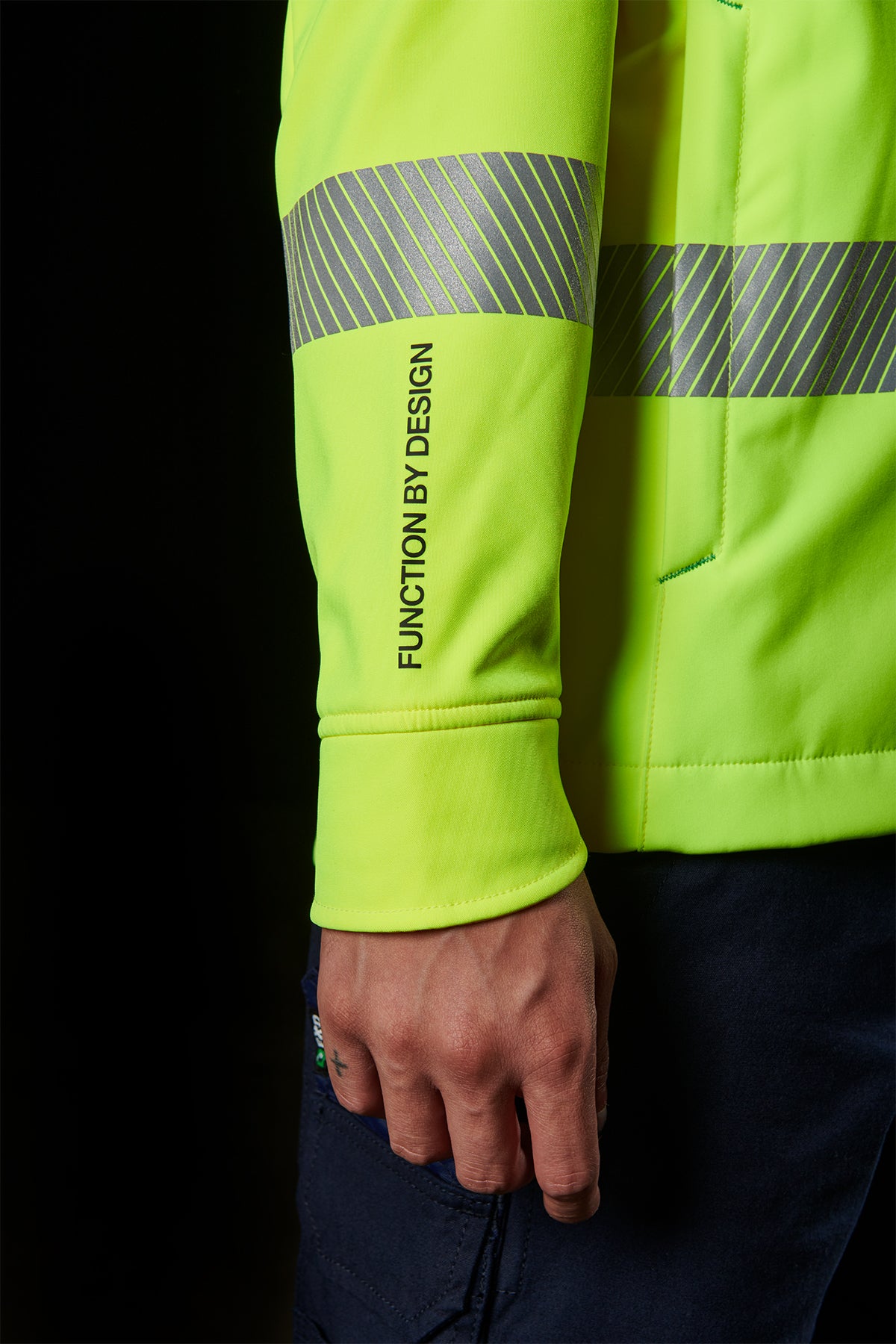 FXD WO-3T HiVis Taped Soft Shell Work Jacket