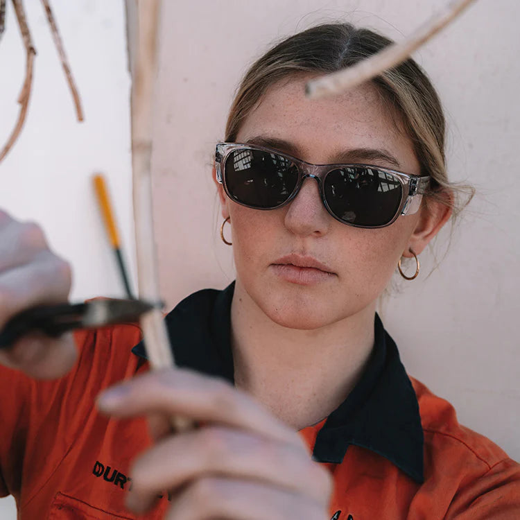 SafeStyle Classics Graphite Frame Smoke Lens Safety Spec