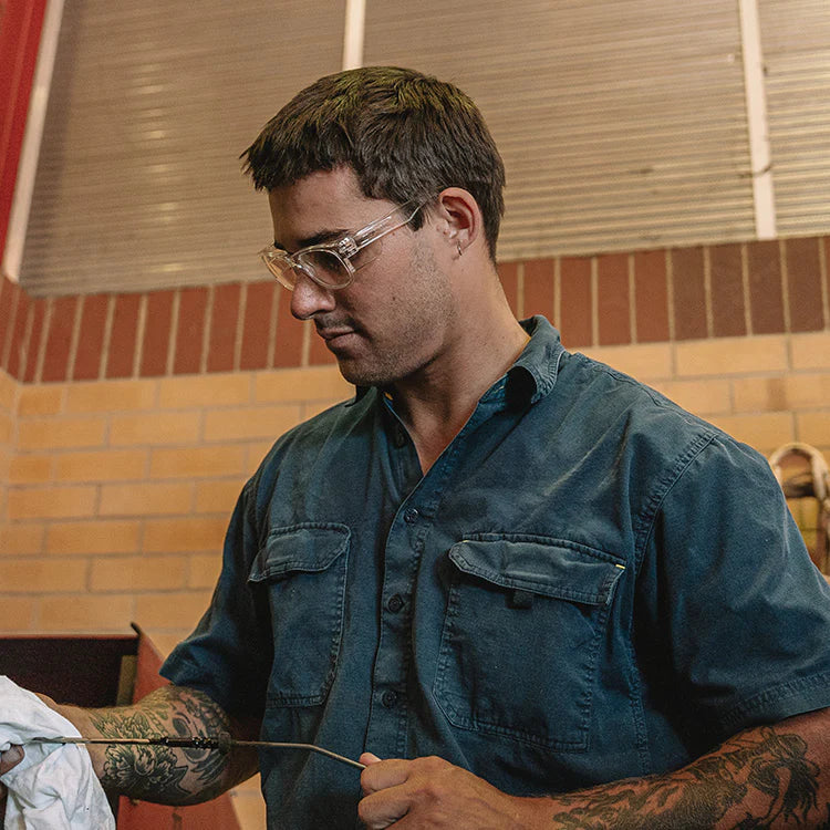 SafeStyle Classics Clear Frame Clear Lens Safety Spec