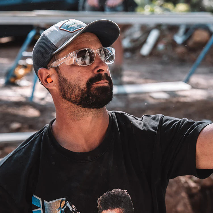 SafeStyle Classics Clear Frame Hybrid Photochromic Lens Safety Spec