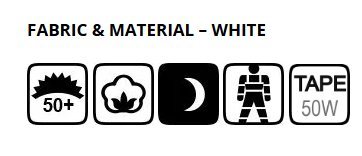 Workcraft Night White HiVis X Back Shirt