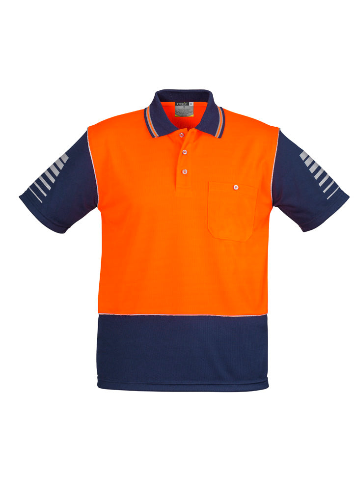 Syzmik Zone HiVis Microfibre Short Sleeve Polo - ZH236
