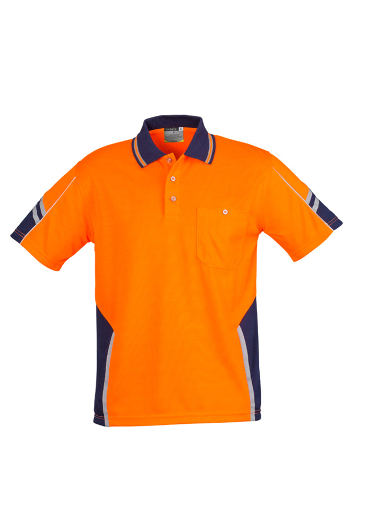 Syzmik Squad HiVis Microfibre Short Sleeve Polo - ZH237