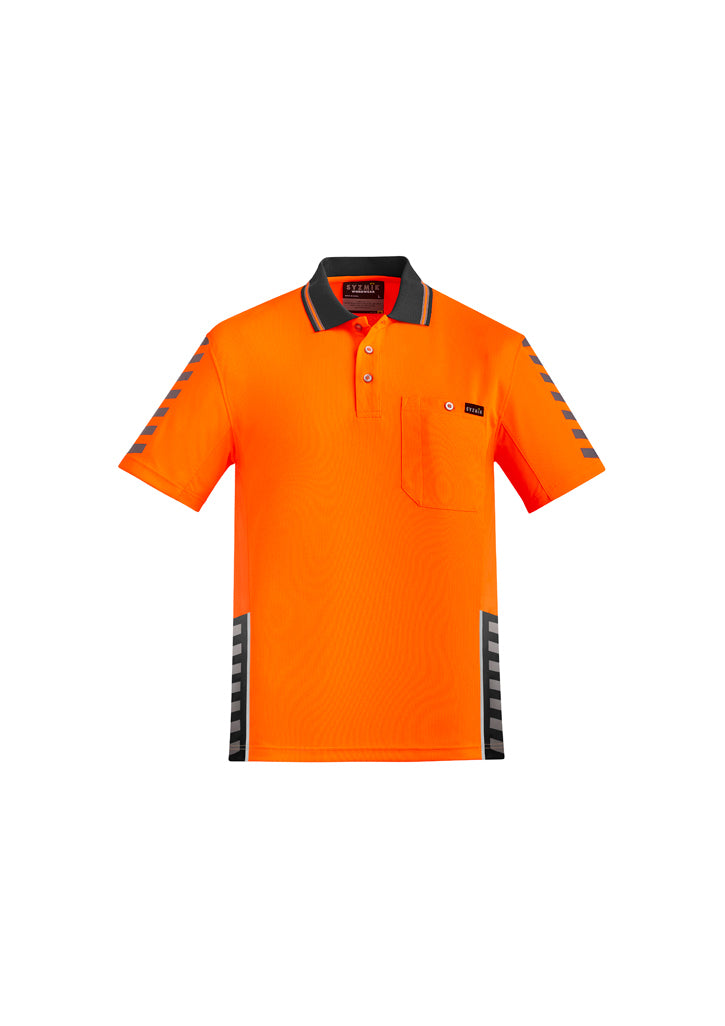 Syzmik Komodo HiVis Microfibre Short Sleeve Polo - ZH320
