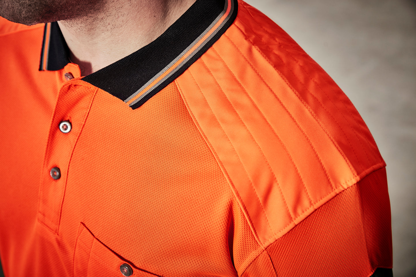 Syzmik Squad HiVis Reinforced Shoulder Short Sleeve Polo - ZH465