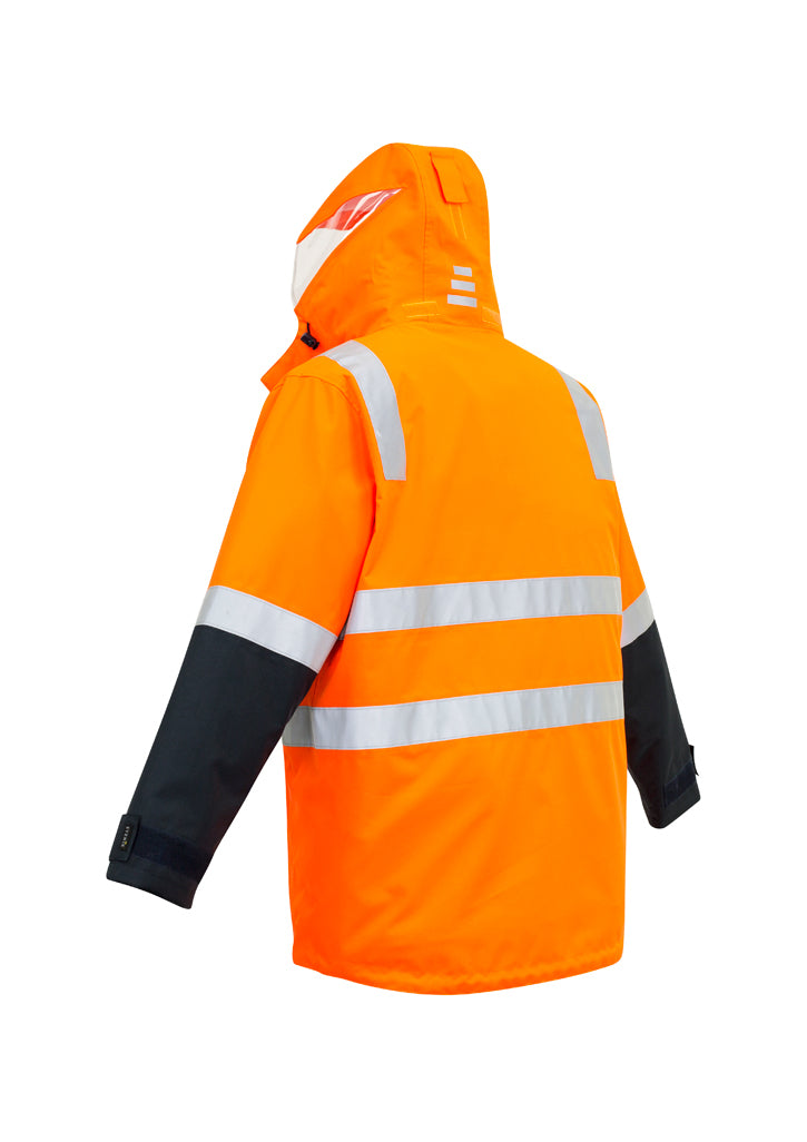 Syzmik Mens HiVis 4 in 1 Waterproof Jacket - ZJ532