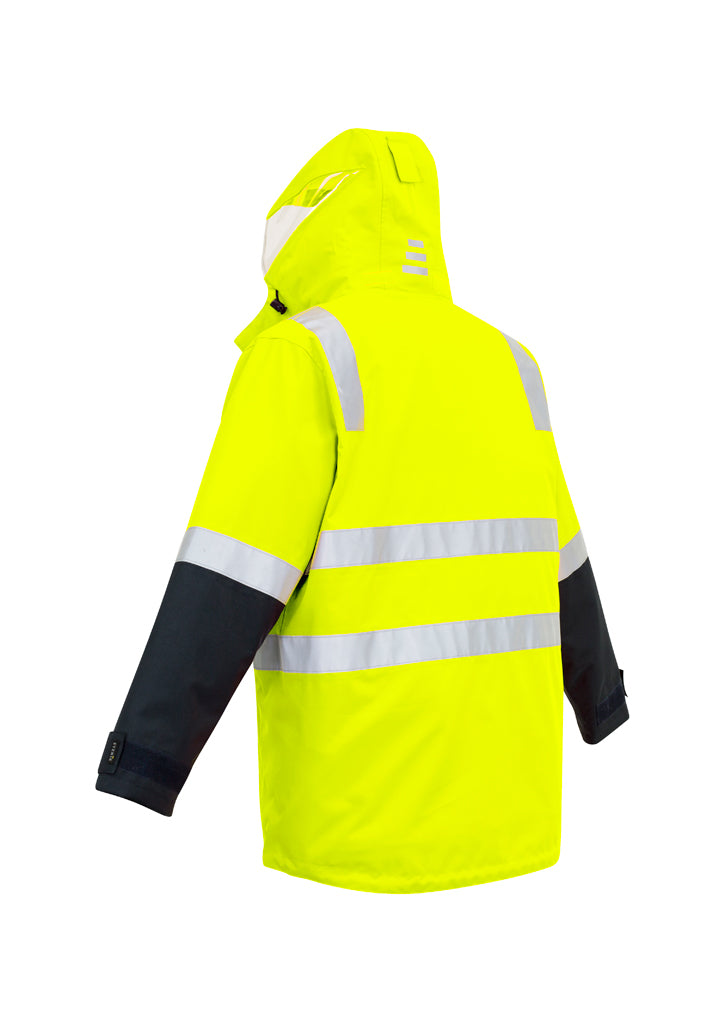 Syzmik Mens HiVis 4 in 1 Waterproof Jacket - ZJ532