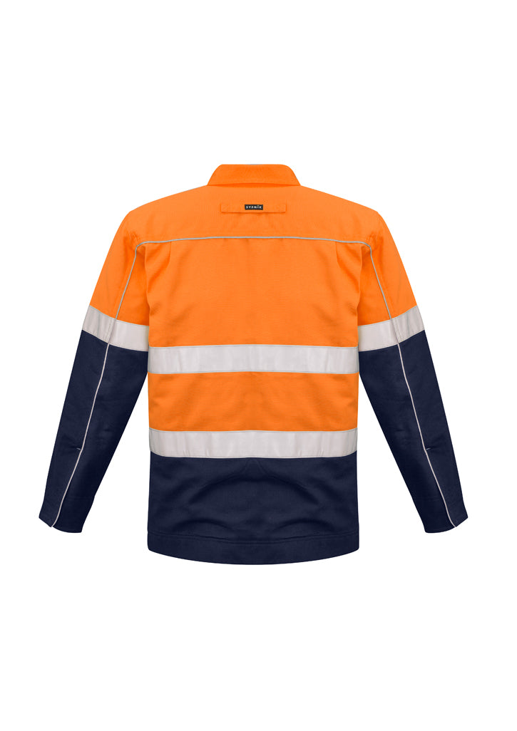 Syzmik Men's HiVis Cotton Drill Jacket - ZJ590
