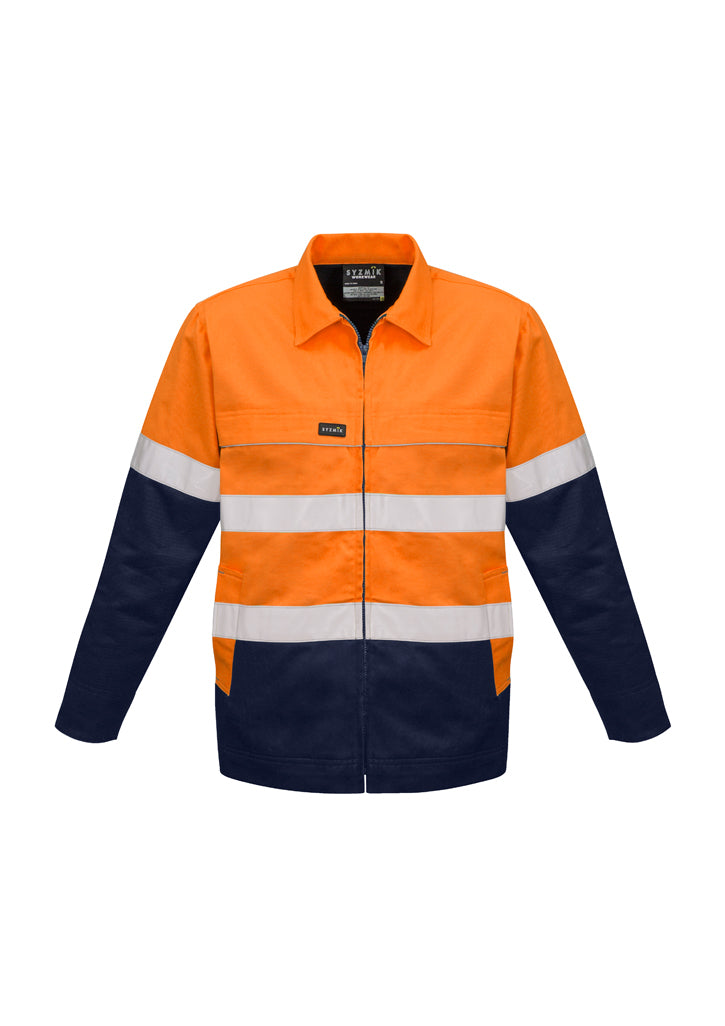 Syzmik Men's HiVis Cotton Drill Jacket - ZJ590